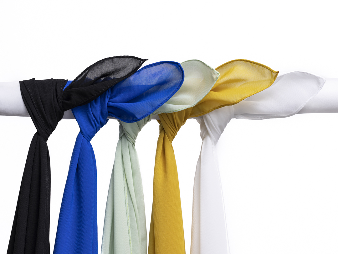 5 Piece Plain Headscarf Set