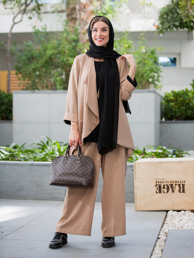 #Long Sleeve Jacket & Trouser Set