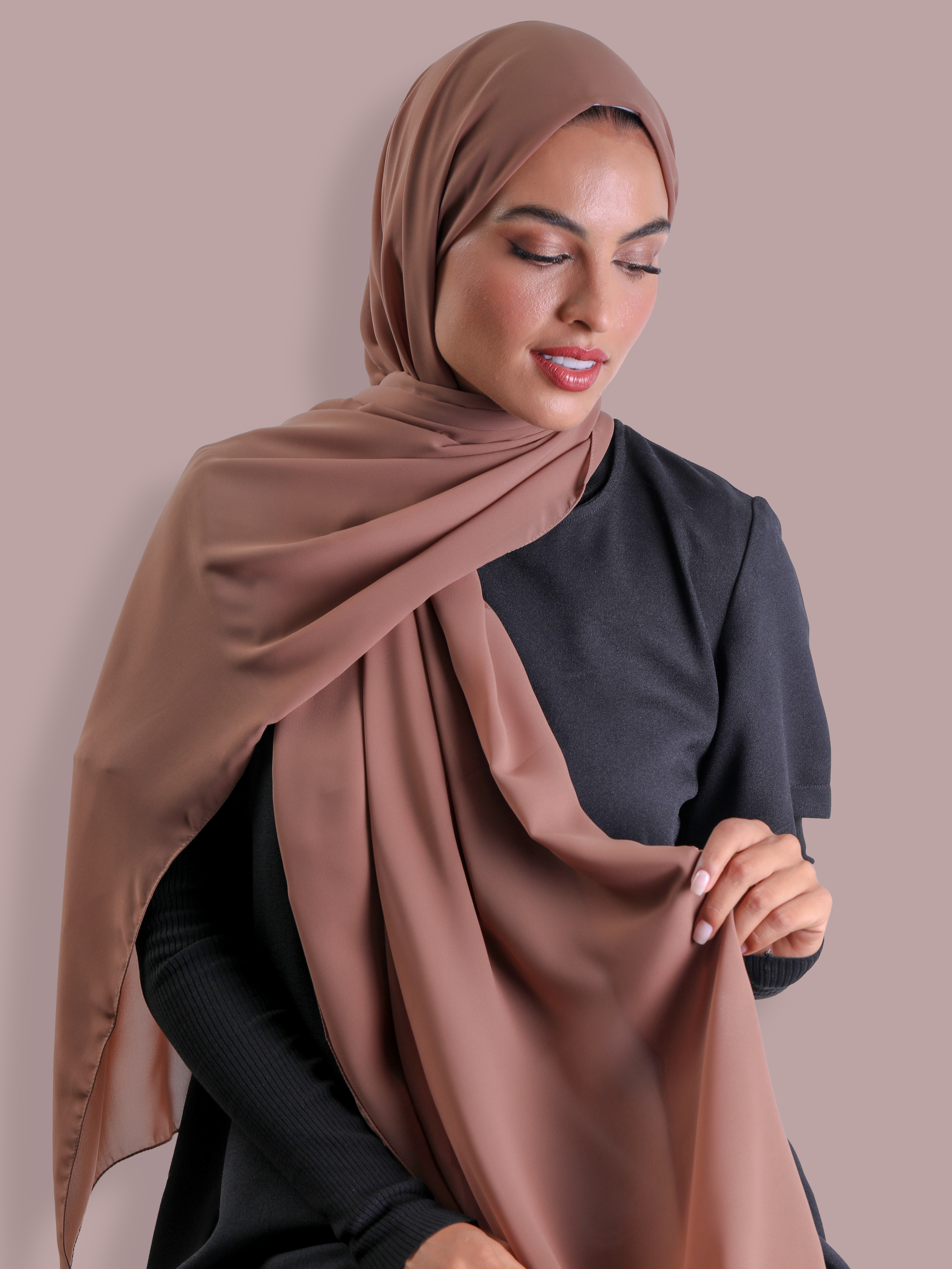 Travel Headscarf - Chestnut