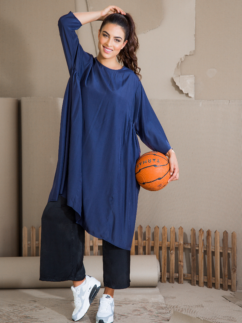 Casual Long Top Tunic & Trouser Set