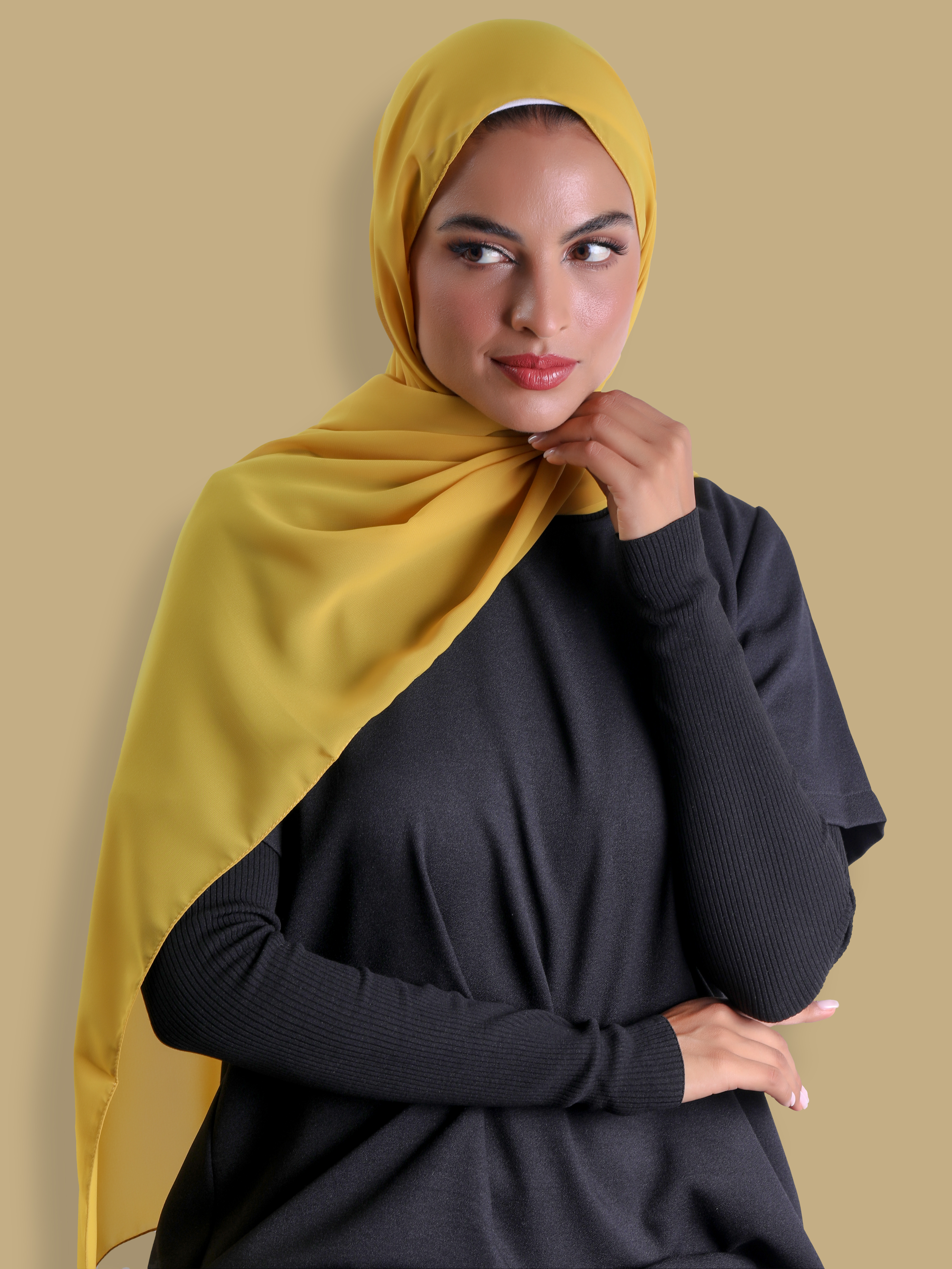 Travel Headscarf - Dark Honey