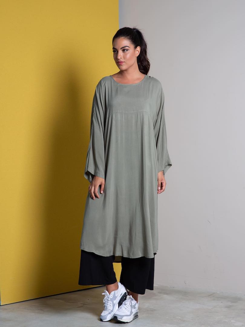 Two-Piece Long Tunic Top Set