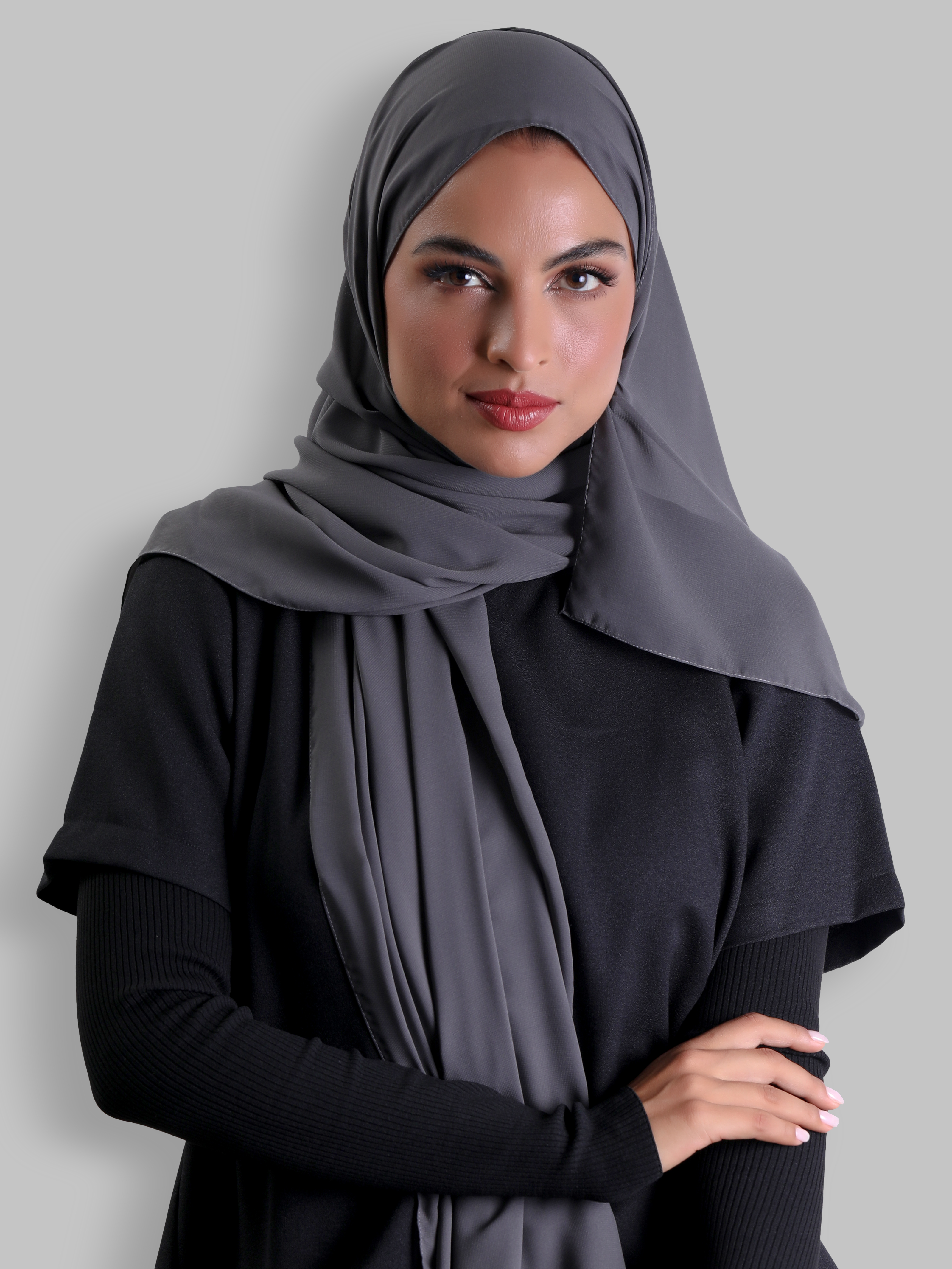 Travel Headscarf - Dark Grey