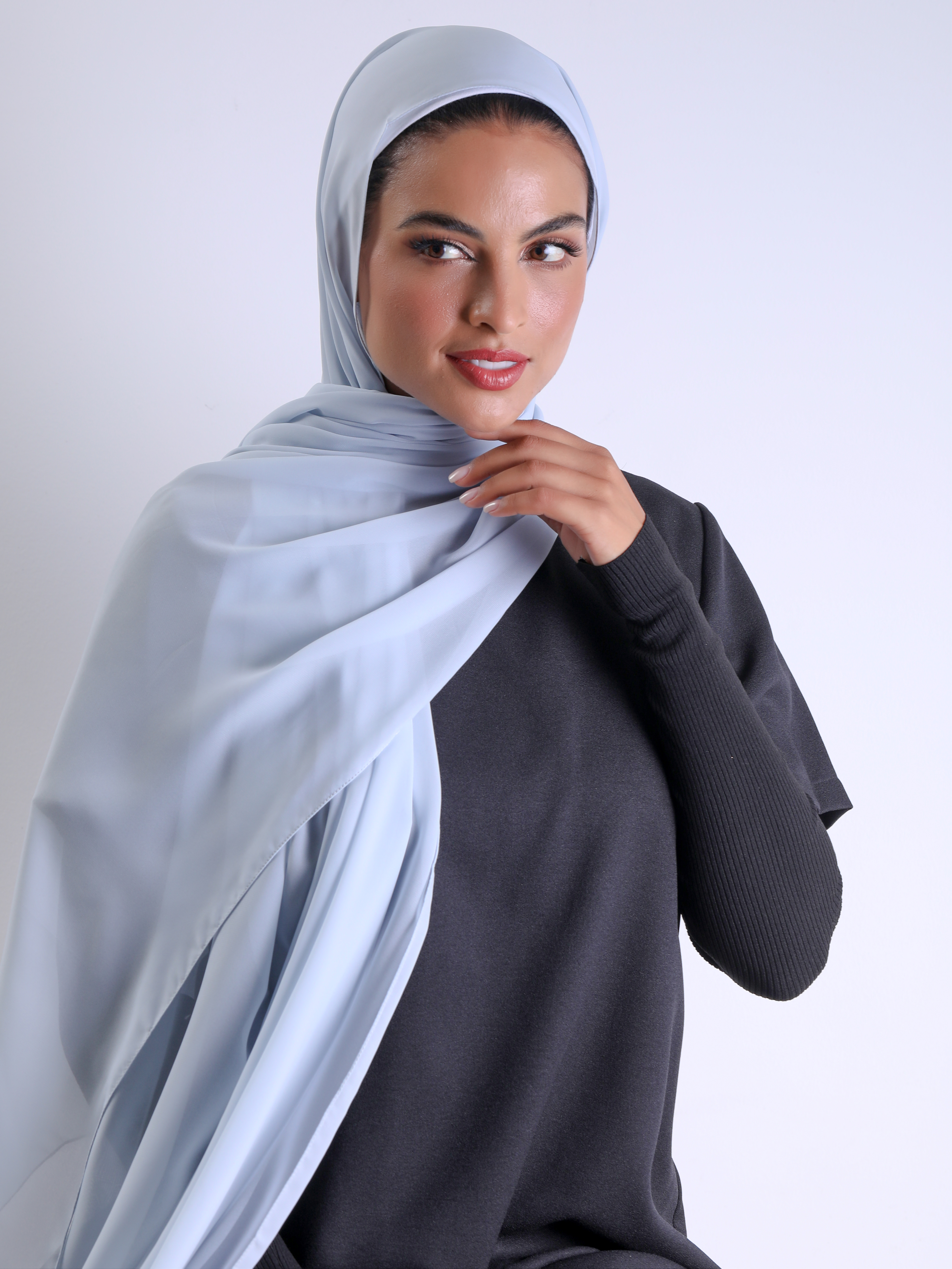 #Travel Headscarf - Baby Blue