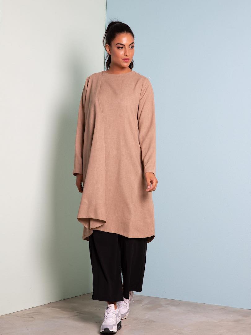 Long Sleeve Asymmetric Top & Trouser Set