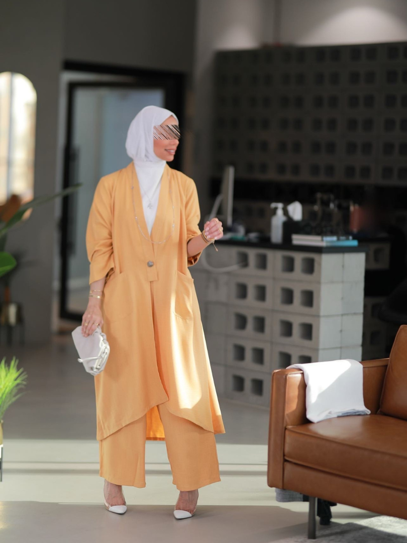 Long Jacket Travel Wear Set