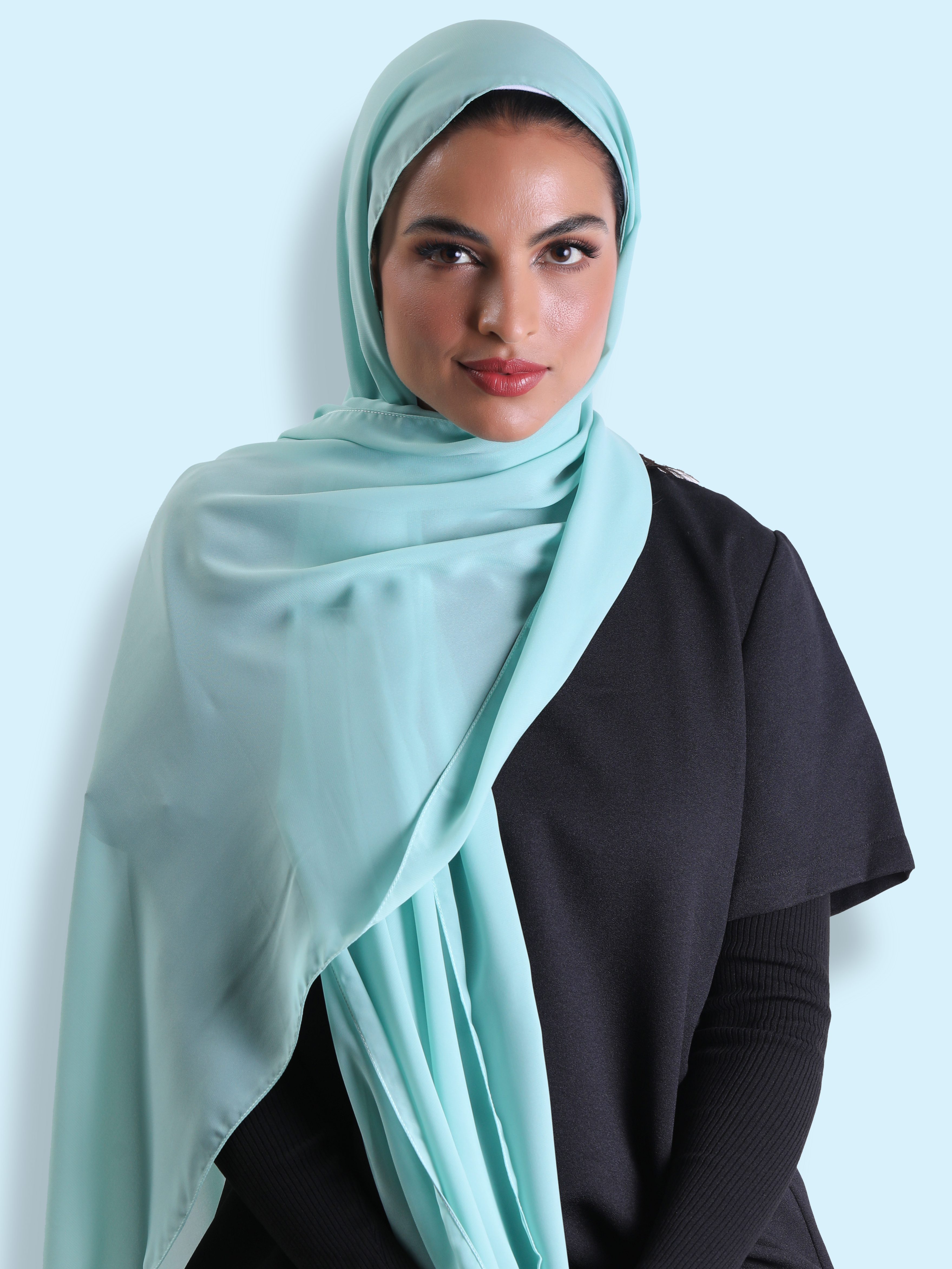 #Travel Headscarf - Mint Green