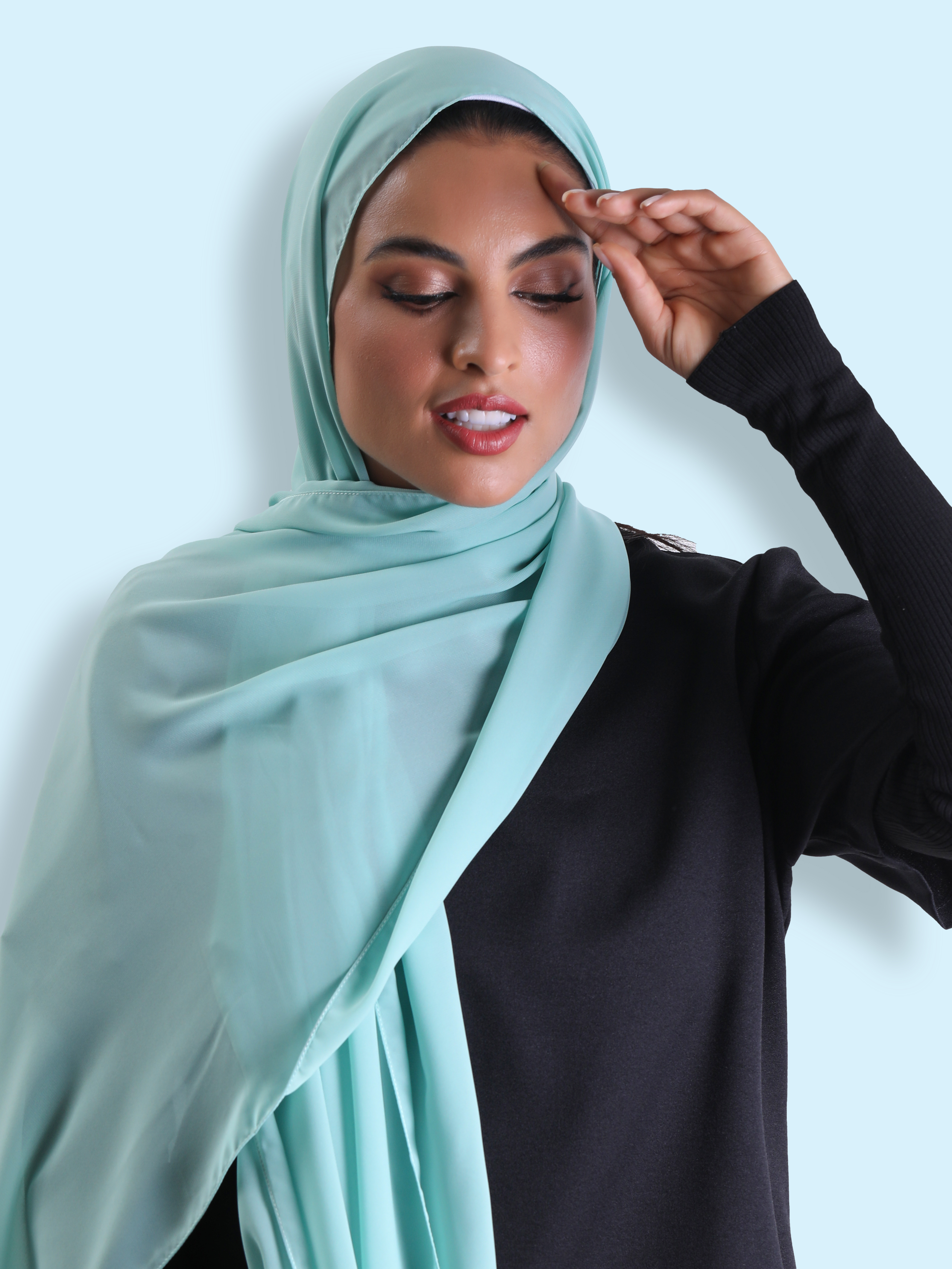 Travel Headscarf - Mint Green