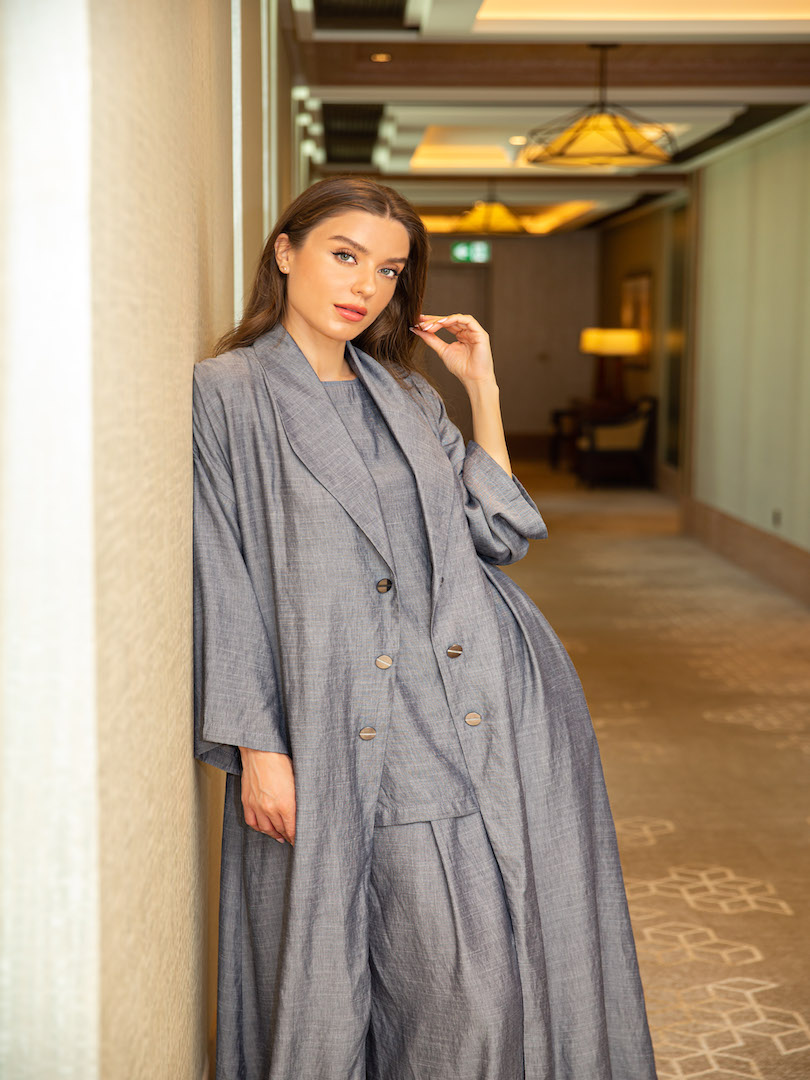 Modest Longline Coat Set