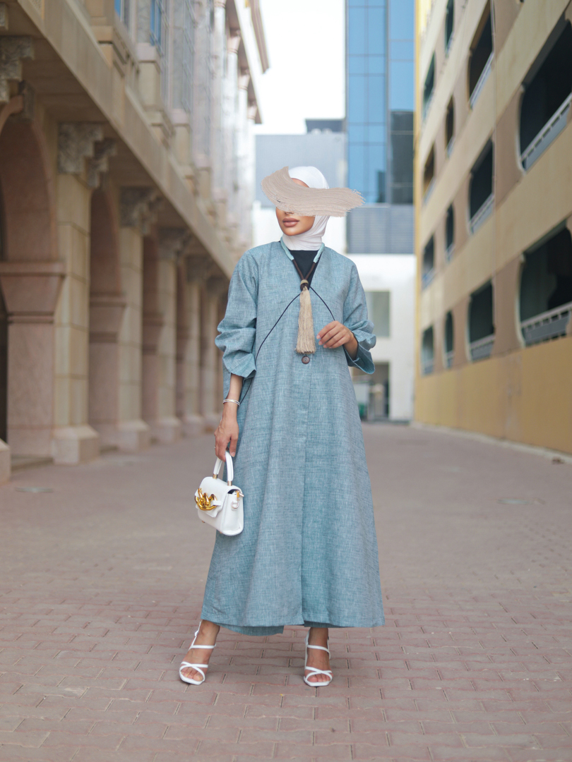 #Modest Longline Jacket Summer Set