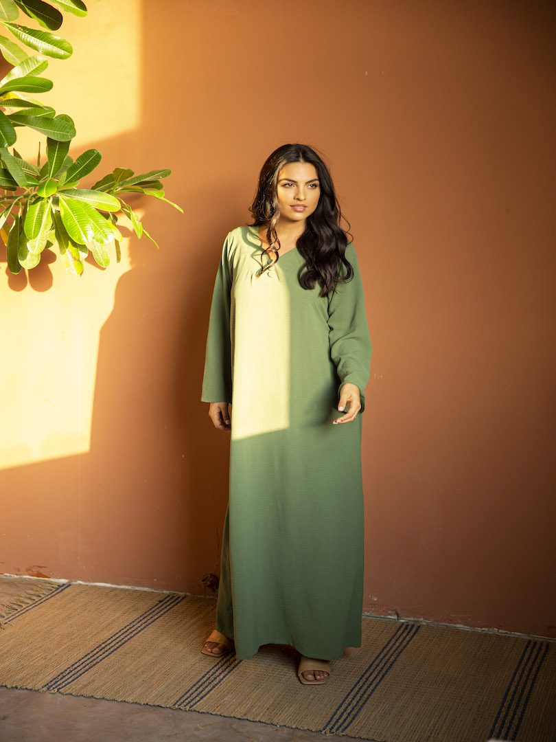 #Long Sleeve Maxi Dress