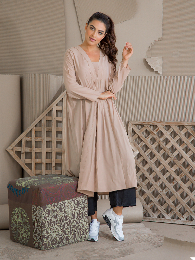 #Two-Piece Long Tunic Top & Trouser Set