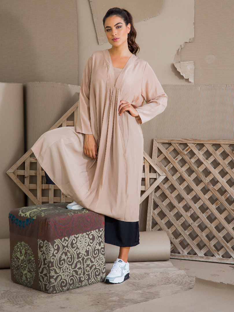 Two-Piece Long Tunic Top & Trouser Set