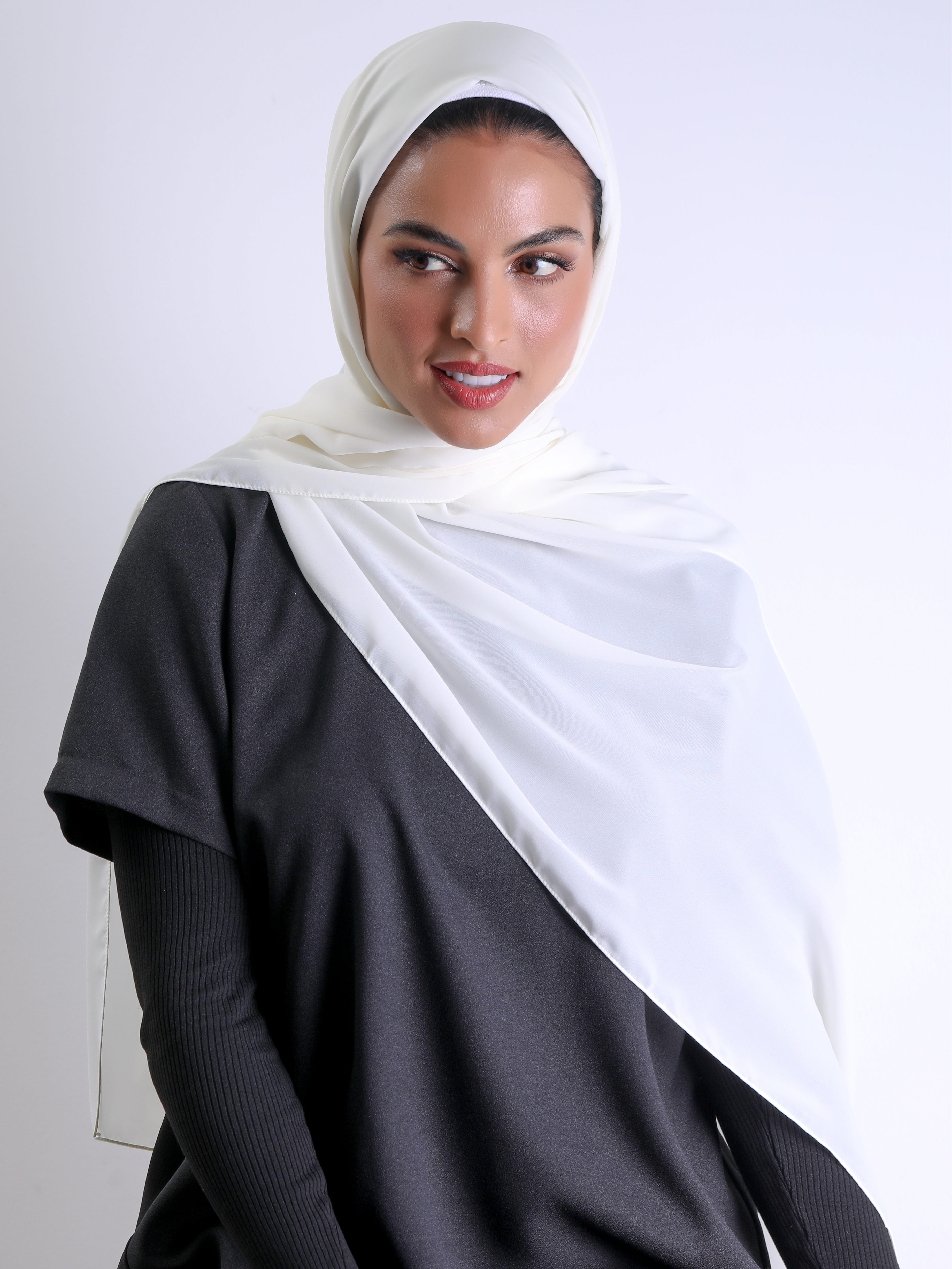 Travel Headscarf - Off White