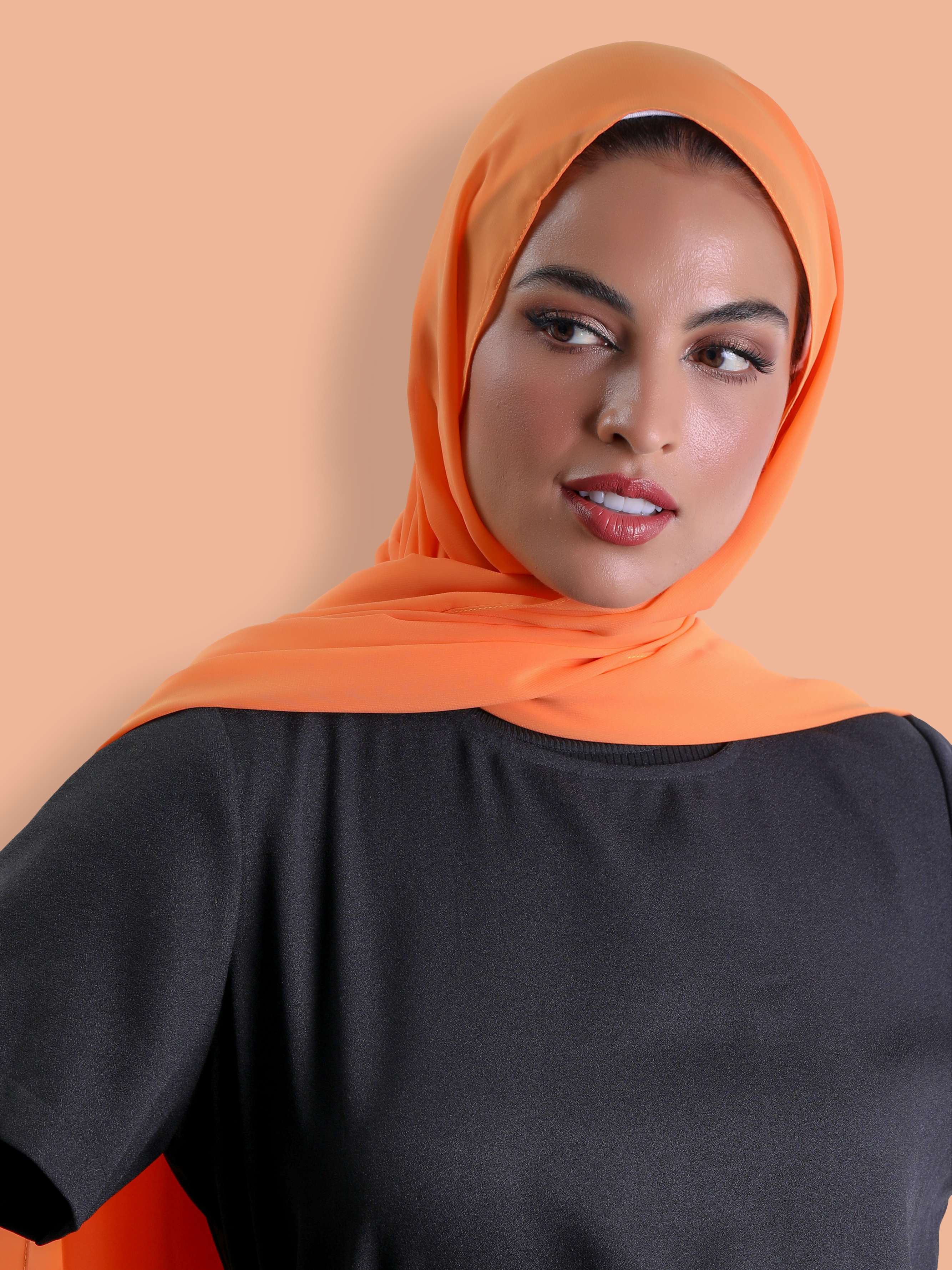 Travel Headscarf - Orange