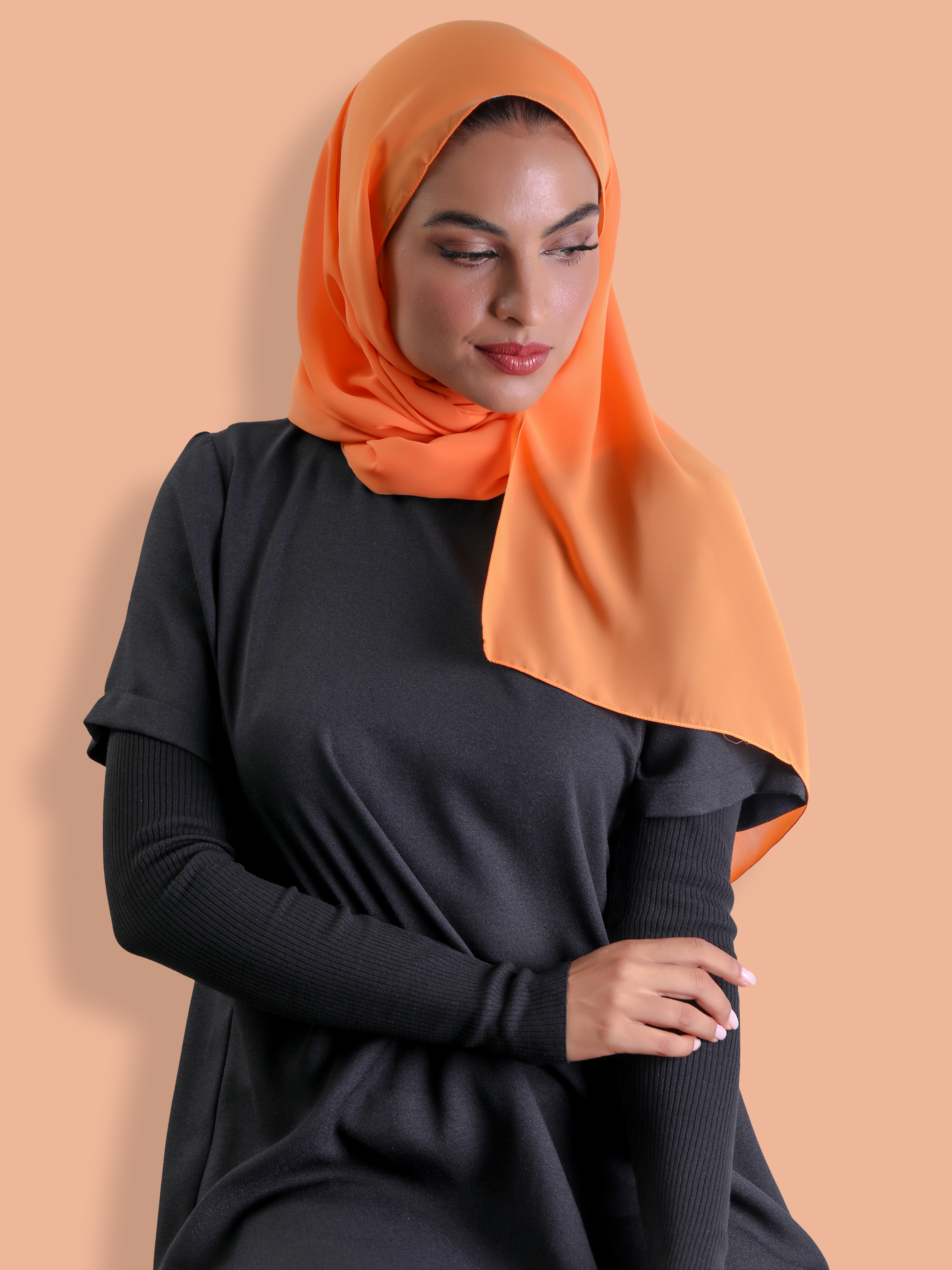 Travel Headscarf - Orange