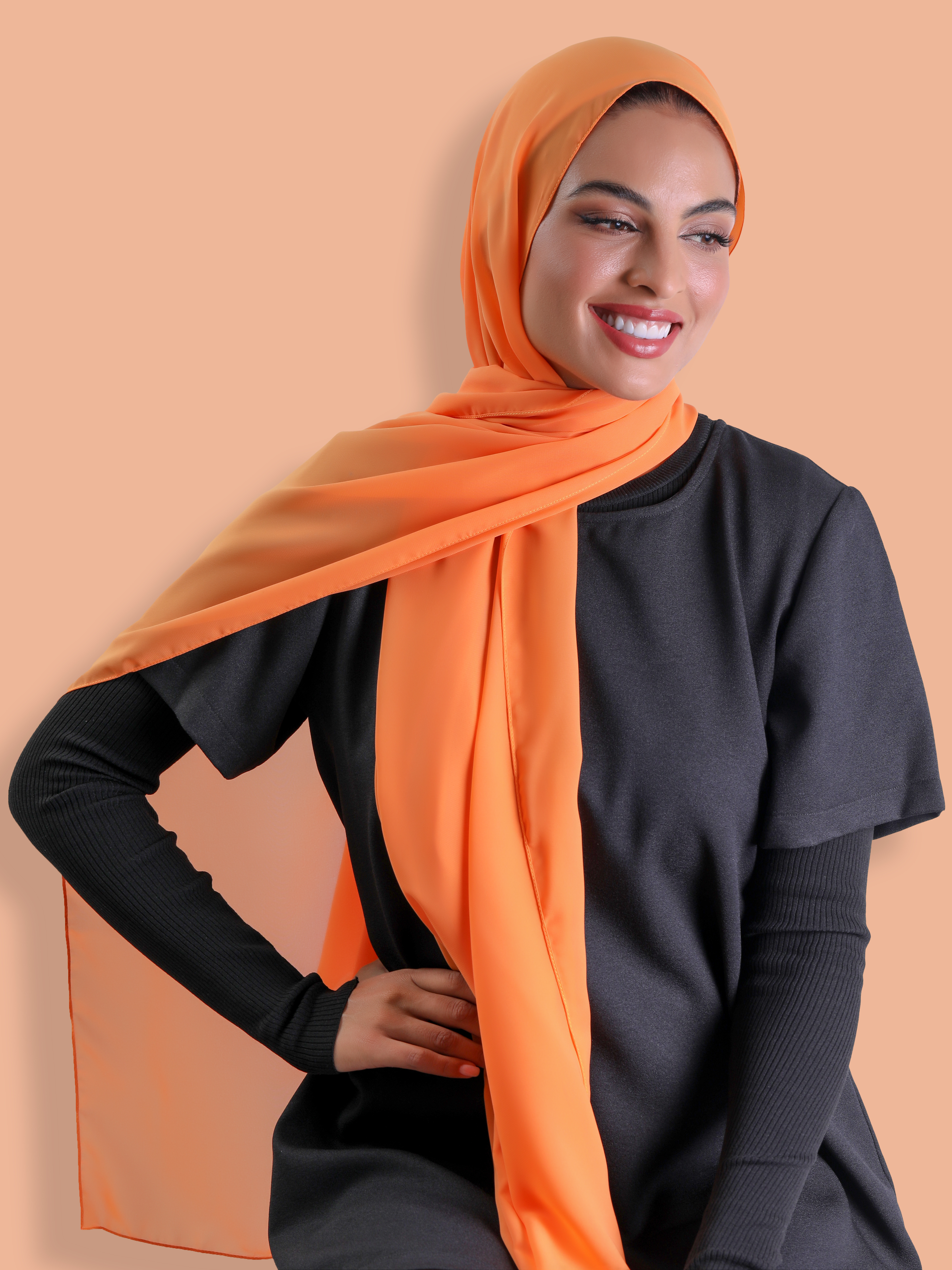 Travel Headscarf - Orange