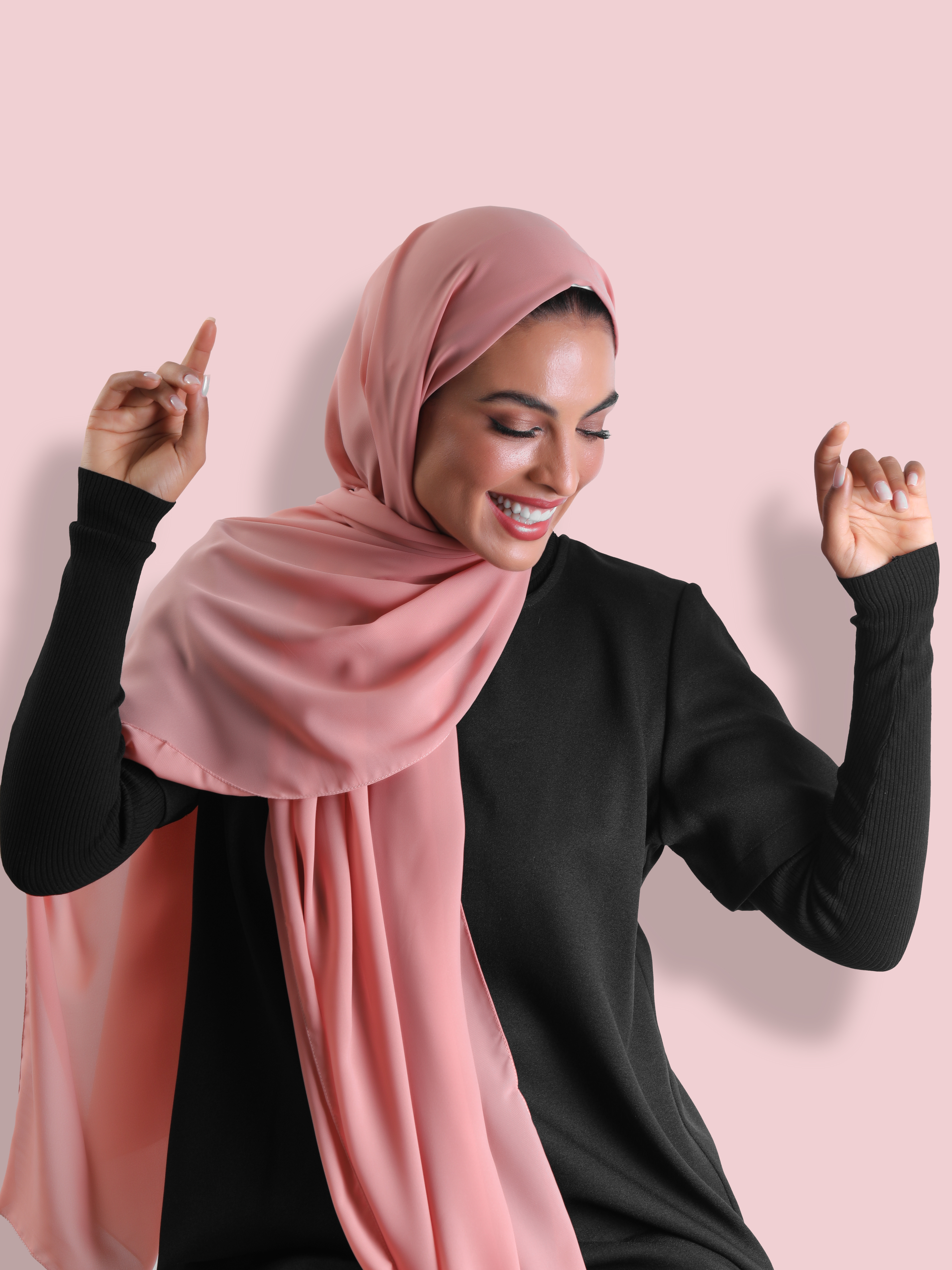 Travel Headscarf - Plush Pink