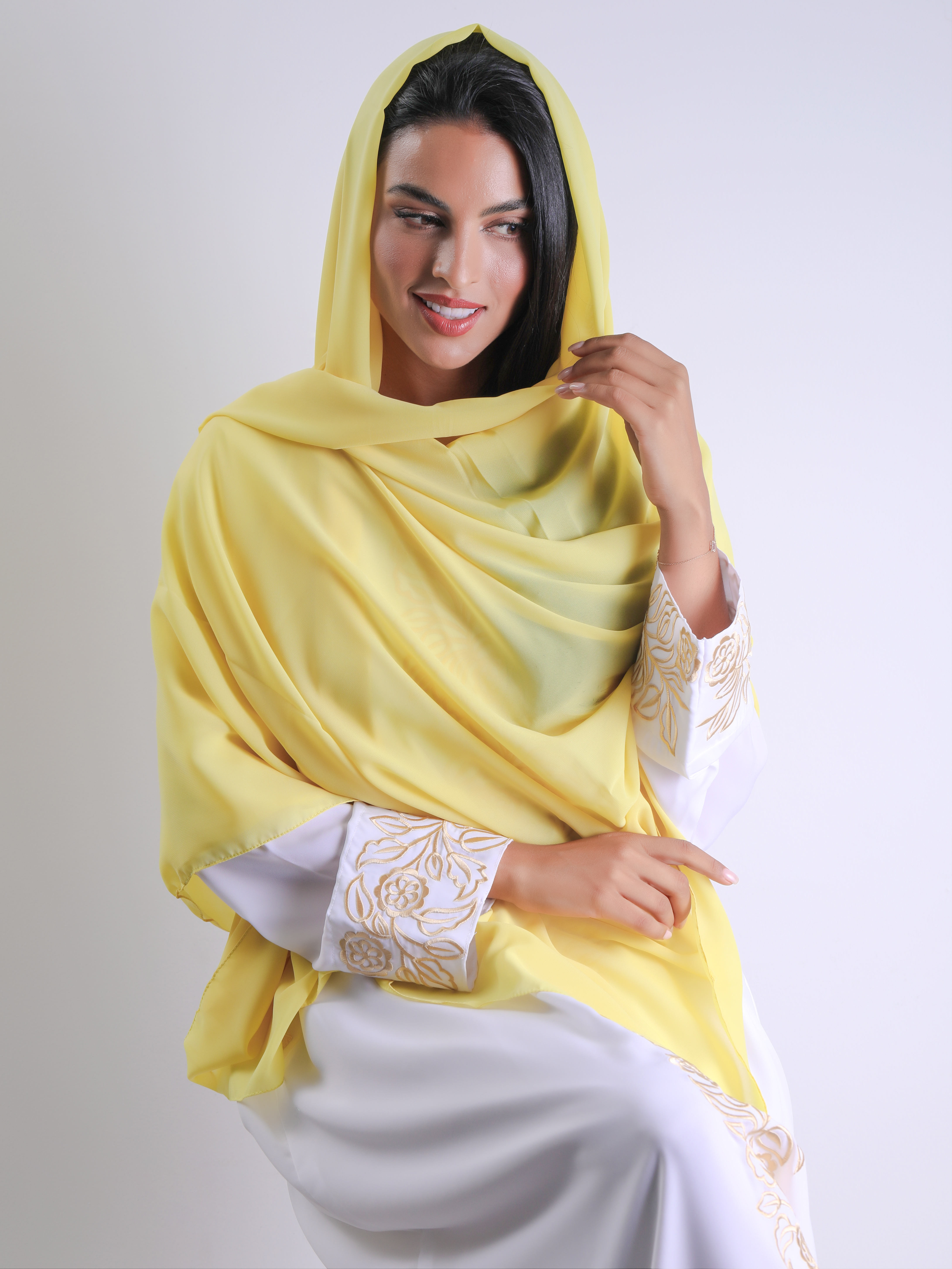 Travel Headscarf - Yellow