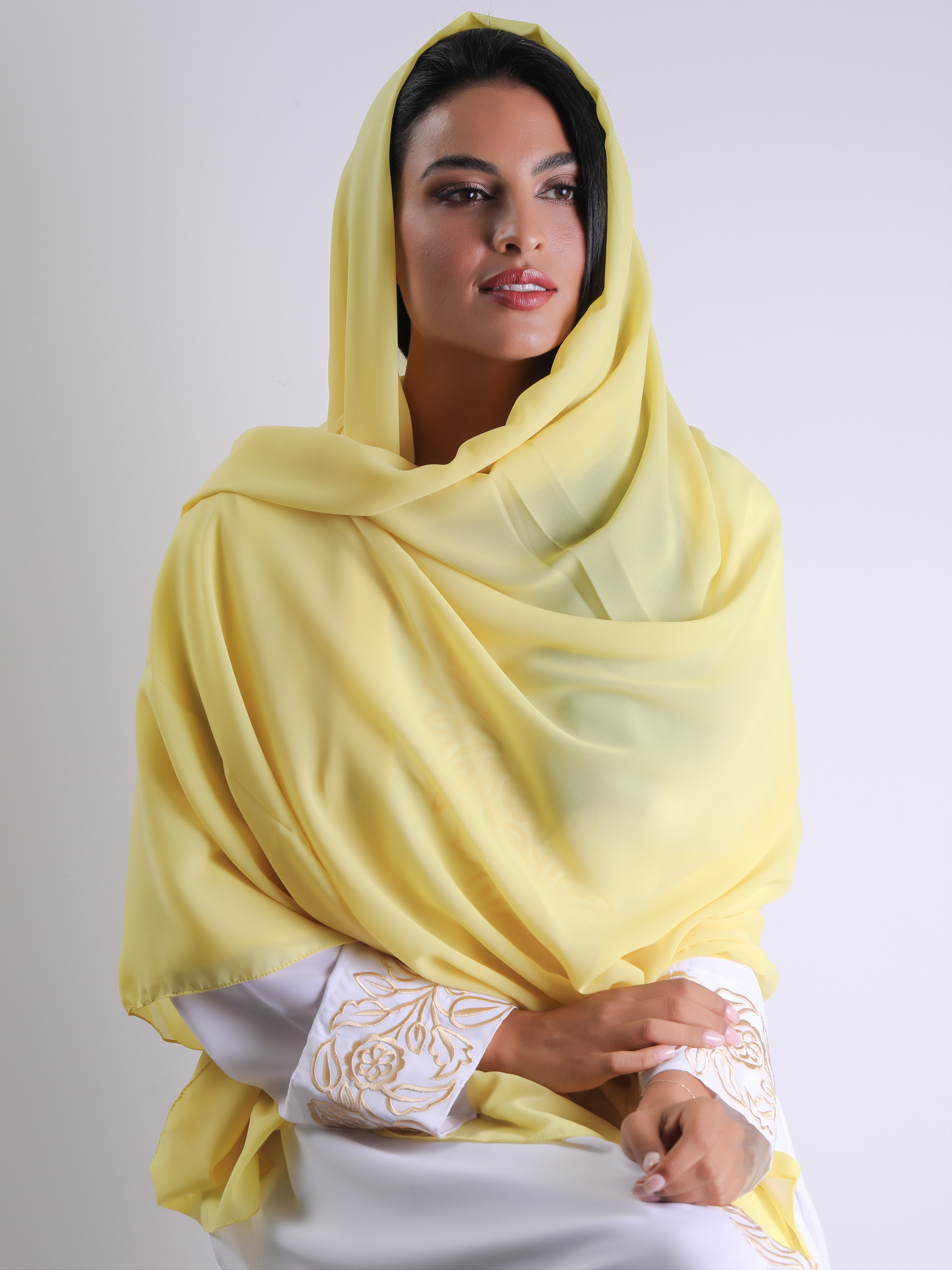 Travel Headscarf - Yellow