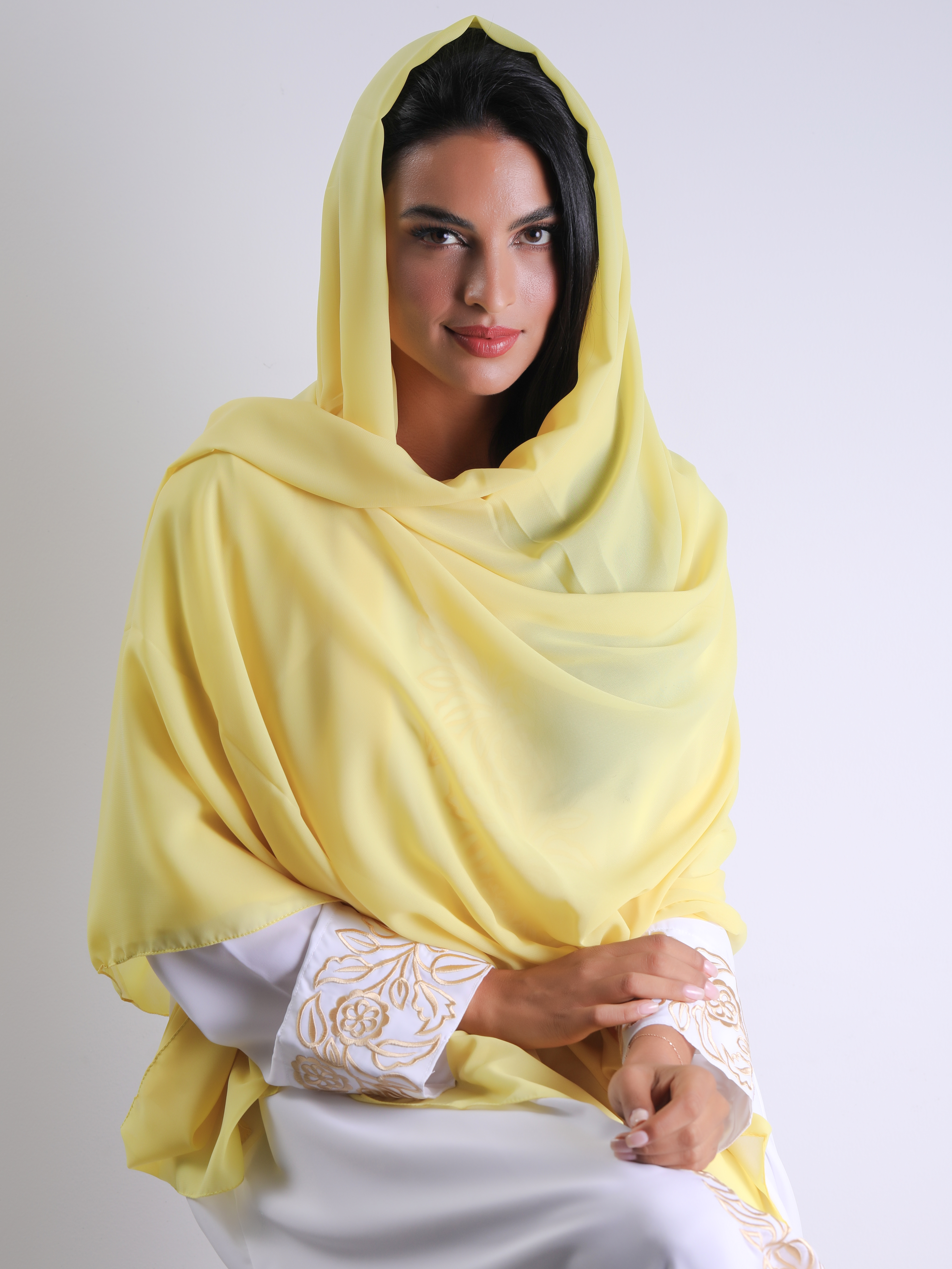 Travel Headscarf - Yellow