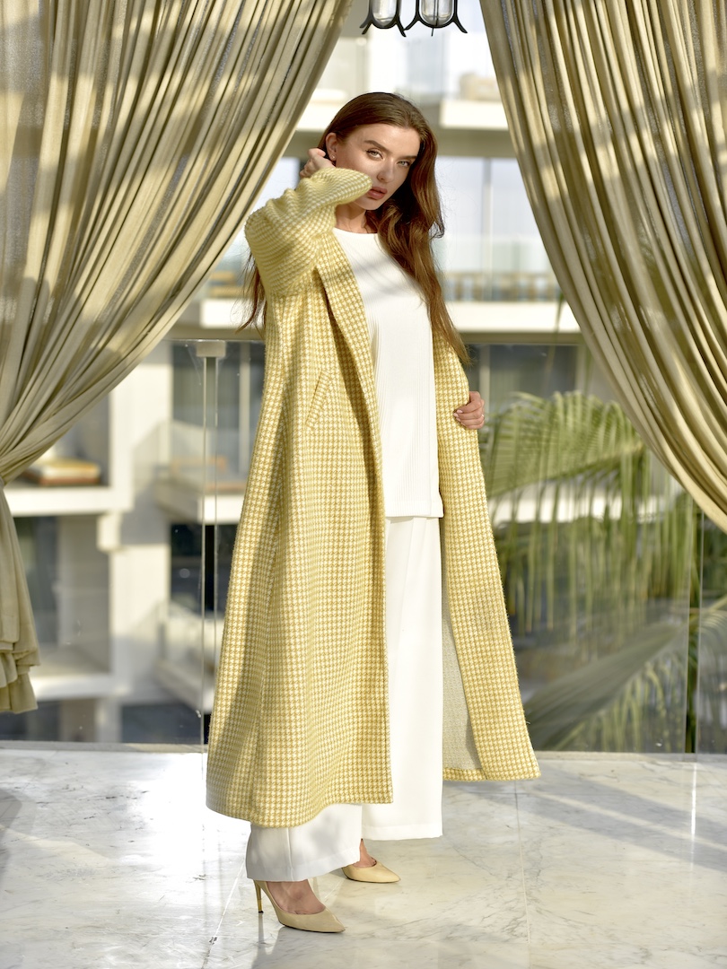 Winter Travel Wool Coat Set